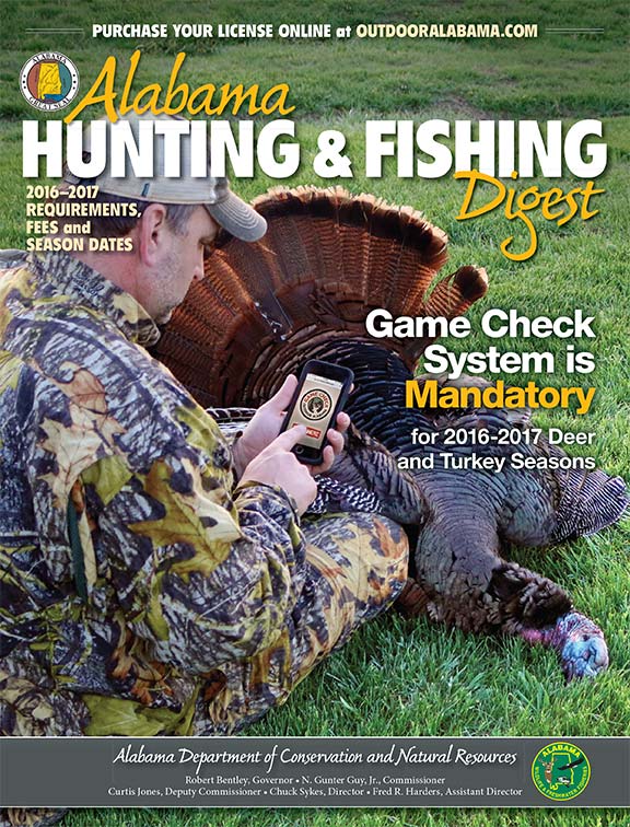 Alabama DCNR hunting & fishing regulations
                  2016-2017