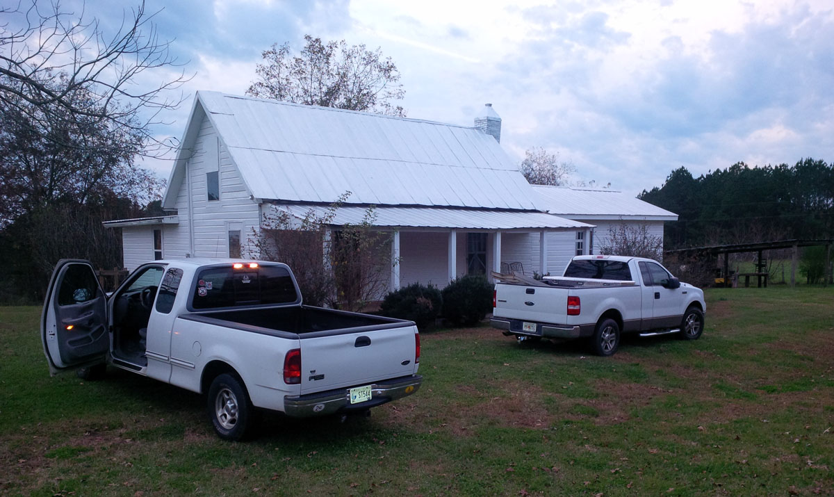 This was immediately before the first Alabama
                deer hunt