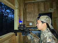 Olivia
                          ready to get a deer!