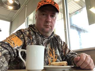 breakfast
                    at Huddle House in Roanoke