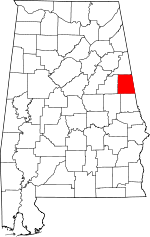 Randolph
                                                          County in
                                                          Alabama map