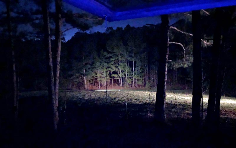 The light in the center
                                                          shows where my
                                                          deer is