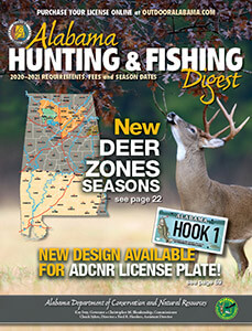 Alabama DCNR hunting & fishing
                            regulations 2020-2021