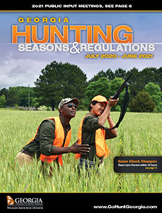 Georgia DNR hunting regulations
                            2020-2021