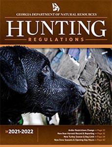 Georgia DNR hunting regulations 2021-2022